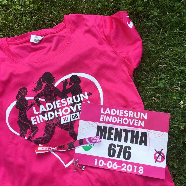 Ladies Run 2018 t-shirt and bib