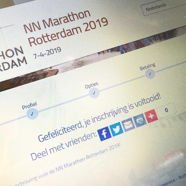 Signed up for the marathon